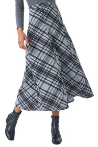 Ditsy Floral Jersey Skirt - Ladies Roman Originals Women - Picture 1 of 141