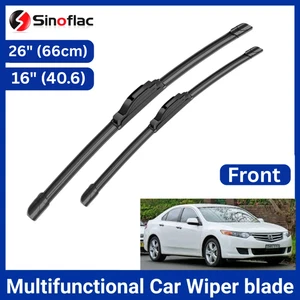 Honda Accord 2003-2008 vordere Wischerblätter 26" & 16" Windschutzscheibe Ersatz - Bild 1 von 7