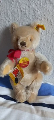 Orriginal Steiff 0201/26  - "Teddybär" 26cm Mohair  , Vintage von ca. 1980 - Bild 1 von 2