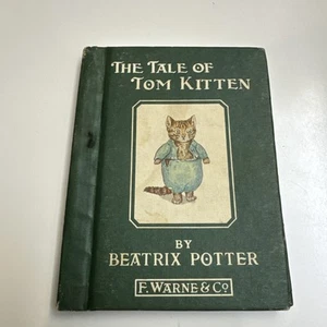 The Tale of Tom Kitten by Beatrix Potter 1935 Hardcover Classic Vintage Edition - Imagen 1 de 15
