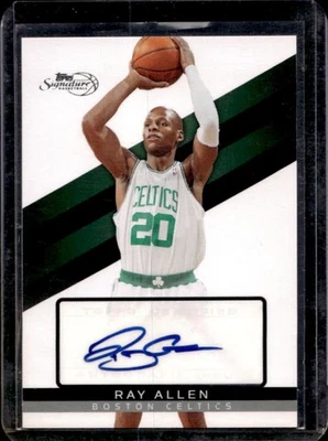 2008-09 Topps Signature Ray Allen Auto #/799 Bucks - Image 1 of 2