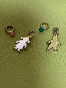 Autentico TOUS Dolci Bambole Orso Ragazza Ragazzo Ciondolo Ciondolo Top Set Gioielli Regalo - Foto 1 di 12