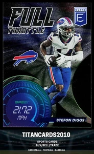 Stefon Diggs 2021 Panini Donruss Elite Full Throttle Buffalo Bills #FT4 - Picture 1 of 2