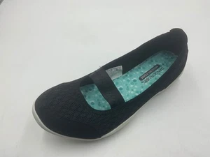 Danskin Now Mary Jane Comfort Shoes Women's 9.5 Black Slip On Mesh Memory Foam - Picture 1 of 10