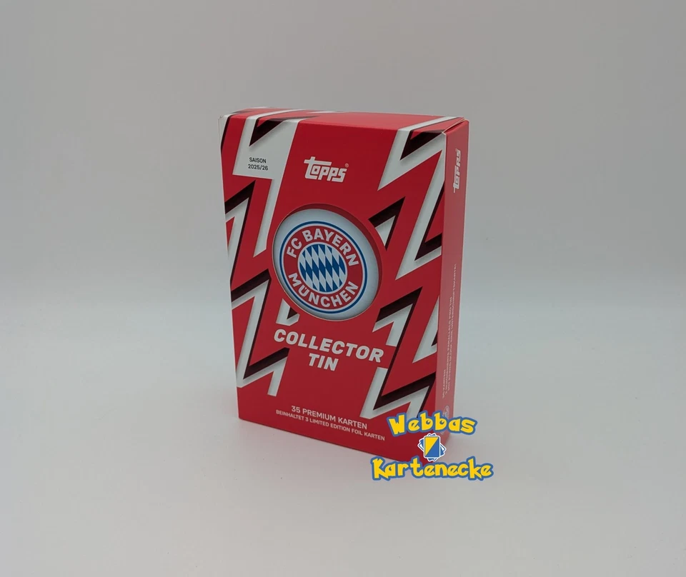 Anuncio nuevoTopps 2025/26 FC Bayern München Collector Tin nuevo y sellado de estuche