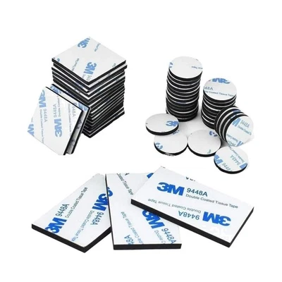 Klebepads, Klebeband, Doppelseitig, Extra Stark, 70 Stück, Schaumstoff, Selbs... - Bild 1 von 2