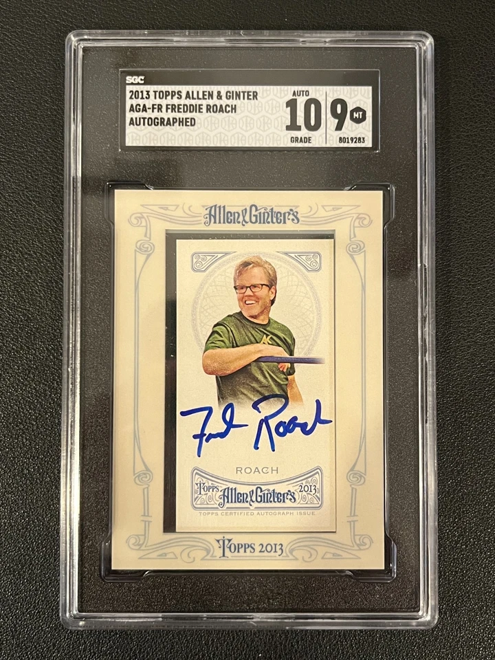 Freddie Roach 2013 Topps Allen & Ginter Fame Auto SGC 10/9 - Image 1 of 2