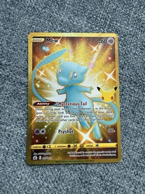 Mew 25th Anniversary Stamp 025/025 Shiny Finish - Image 1 of 2