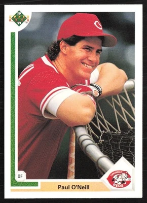 1991 Upper Deck Paul O'Neill Cincinnati Reds #133 - Image 1 of 2