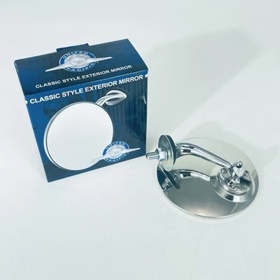 Espejo Lado Izquierdo Inoxidable y Cromo Estilo Británico MG Nuevo United Pacific C5058L Foto 1 de 4