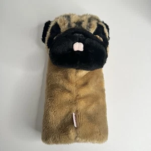 Daphnes Pug Dog Golf Club Headcover Soft Plush Excellent - Picture 1 of 7