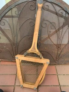 Antique Chas H.Rodwell "Roddy " Fishtail Racket - Picture 1 of 9