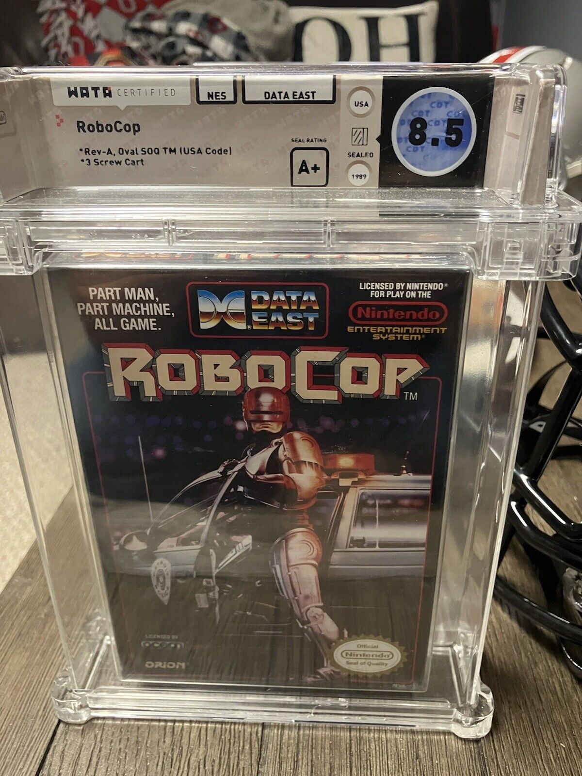 Robocop NES Cib Factory Sealed And Graded See Photos