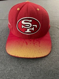 San Francisco 49ers Hat Mitchell & Ness Snap Back Wool Red Logo NFL Bossman - Picture 1 of 13