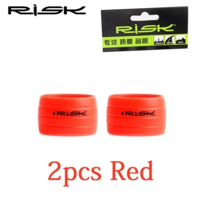 2 pcs Handlebar Tape Fixing Silicone Ring Anti-Skip Waterproof for Road Bike MTB - Image 1 of 4