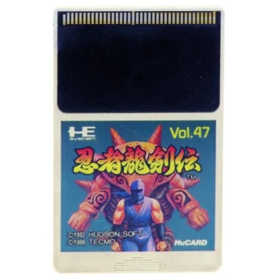 NINJA RYUKENDEN NEC PC-Engine PCE HU-CARD Only Japan Import DUO TG-16 NTSC-J - Image 1 of 2