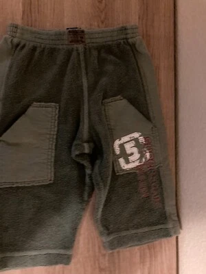 Naartjie 军队绿色工装裤 12-18 个月棉混纺羊毛 — 第 1/3 张图片