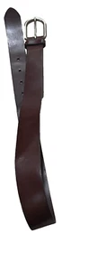 Old Navy Kids Brown Genuine Bonded Leather Dress Belt - Size Large - Length 32' - Picture 1 of 4