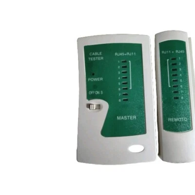 Probador de cable LAN de red RJ45 RJ11 Cat5e Cat6 - Usado Foto 1 de 4