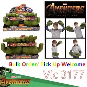 Marvel Infinity War Hulk Hand Costumes Role Cosplay Boxing Fists Kids Glove Toy - Picture 1 of 4
