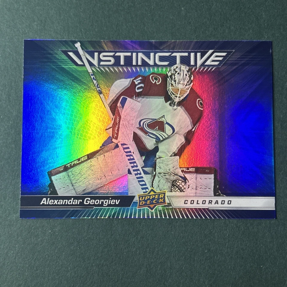 2023-24 UD Upper Deck Series 2 Instinctive - IN-9 Alexandar Georgiev, Colorado A - Image 1 of 3