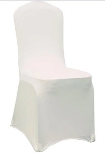 Obstal 7 PCS Ivory Spandex Universal Living, Dining Room Chair Covers - Picture 1 of 4