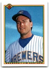 1990 Bowman Baseball Card Jim Gantner Milwaukee Brewers #400
