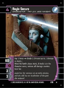 STAR WARS TCG WOTC SITH RISING AAYLA SECURA (A) 1/90 FOIL M/GEM MINT - Picture 1 of 1