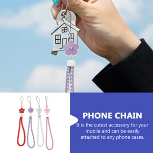8 Pcs Braided Lanyard Mobile Phone Cellphone Hanging Rope - Zdjęcie 1 z 12