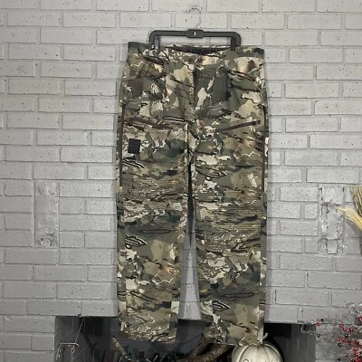 Mens Size 42x34 Under Armour Storm Ridge Reaper Raider Hunting Forest Camo Pants - Image 1 of 4