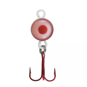 Northland Tackle Eye-Ball Spoon, UV Super Glo Pink, 1/8 OZ EBS3-6 - Picture 1 of 3