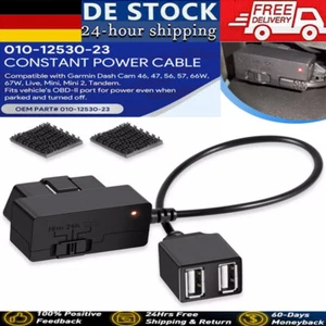 010-12530-23 Konstantstromkabel für Garmin Dash Cam 46/47/56/57/66W/67W/Mini - Bild 1 von 18