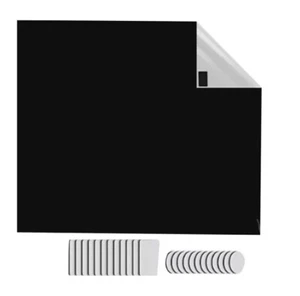Tragbare Verdunkelungsjalousien, Verdunkelungsmaterial 145*150 cm schwarz kostenloser Versand  - Bild 1 von 9
