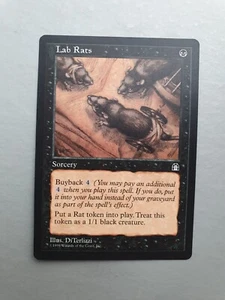 Lab Rats , MTG Stronghold (1998). Common Black Sorcery NM - Picture 1 of 2