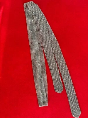 Hermoso De Colección. Cinturón ajustado de moda con cuentas de corneta de vidrio macizo para damas - Foto 1 de 4