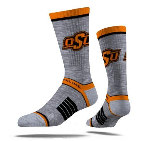 Strideline Oklahoma State Cowboys Premium Wool Crew Socks Cover
