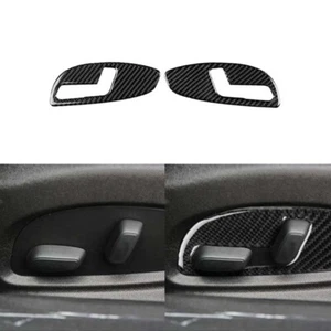 Carbon Fiber Seat Adjustment Buttons Cover Sticker Trim fit For Chevrolet Camaro - Bild 1 von 7