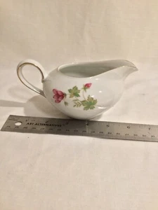 Pink Rose Creamer with Gold Trim made In Germany by R KPM Krister - Picture 1 of 8