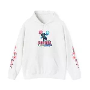 Sakura Haruno Hoodie, Anime Sweatshirt, japanischer Manga Pullover - Bild 1 von 15