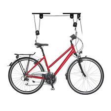 Relaxdays Bicycle Garage Storage Rack, Bike Lifter, up to 20kg, Ceiling Holder