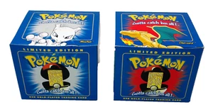 Pokemon Devo prenderli tutti! Carte collezionabili LE Mewtwo & Charizard palline d'oro 23k - Foto 1 di 5