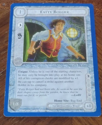 Fatty Bolger Middle Earth CCG Rare Promo - Image 1 of 4