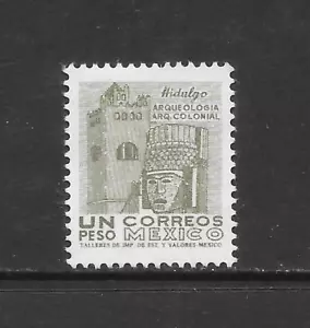 MEXICO SCOTT 950 MLH EN MUY BUEN ESTADO - 1964 1p OL EDICIÓN VERDE - HIDALGO - Imagen 1 de 2