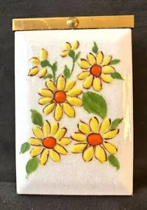 Vintage, 1950's, Marhill Fifth Ave. NY Genuine Cloisonne' /Brass Cigarette Case - Picture 1 of 11
