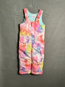 The Children's Place Sleeveless Multicolor  tie dye Jumpsuit Girls Size 4T - Picture 1 of 7