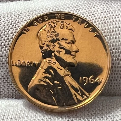 1964 Lincoln Memorial Cent Brilliant Proof receive coin pictured #2208 - Image 1 of 4
