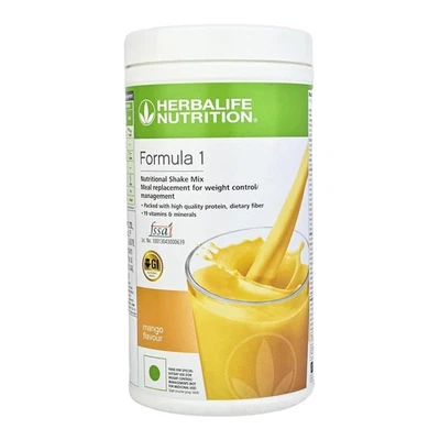 2 X Herbalife Formula Healthy Meal shake Protein Drink Mix - Mango Flavor - Image 1 of 4
