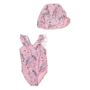 Next, Badeanzug, Größe: 92, Pink/Mehrfarbig, Polyester/Elasthan, Sonstiges #OB5 - Bild 1 von 5