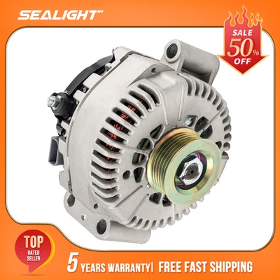 Alternador de 200 ampères compatível com Ford Explorer V6 4L 1997-1998 2002-2003 2004 4G7Z10346AA - Imagem 1 de 4