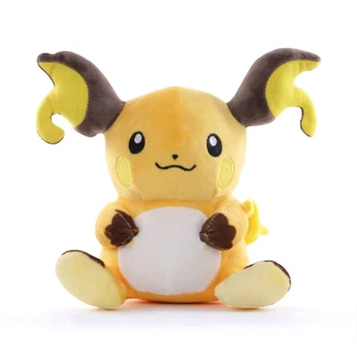 K.A Raichu Plüschtier 20 cm – Pokémon Kuscheltier – Weiches Spielzeug zum knuddeln